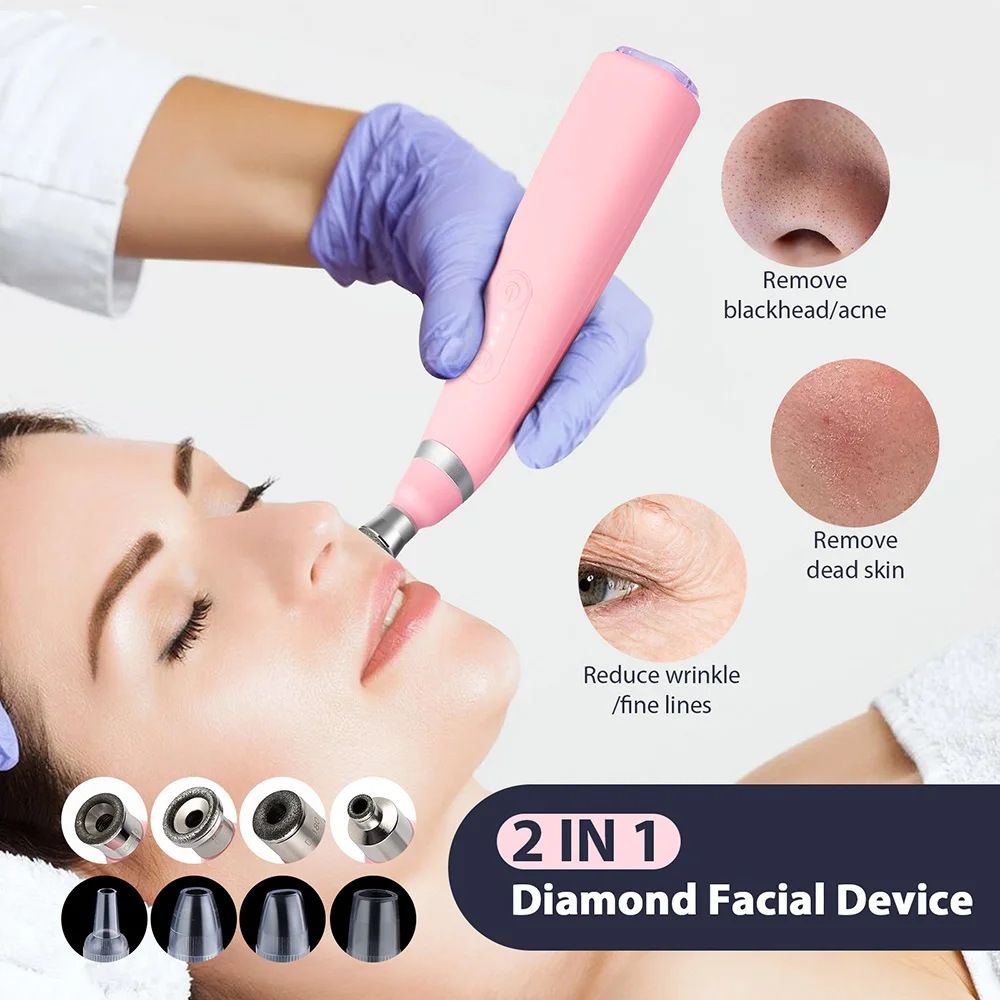 Diamond Facial Device | Microdermabrasion & Blackhead Remover