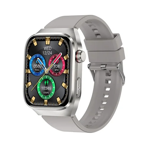 TK16 Smart Watch with Square AMOLED Display, ECG & Bluetooth Calling