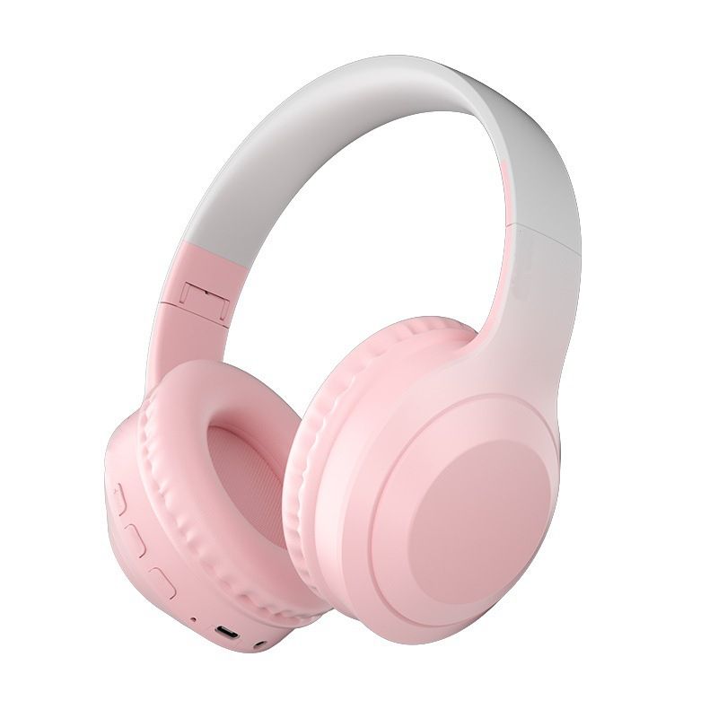 Wireless Bluetooth 5.0 Over-Ear Headphones with Deep Bass, Noise Cancellation, 40mm Drivers, 30H Playtime, TF Card / AUX Wired Mode & Protein Leather Ear Cushions