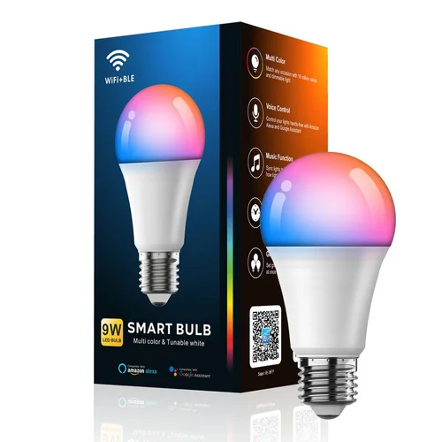Smart WiFi BR30 LED Bulb RGB Color Changing Dimmable