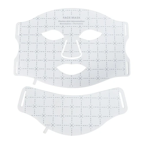 Ensemble de masques de rajeunissement de la peau par photons LED pour le visage et le cou - Flexible et portable