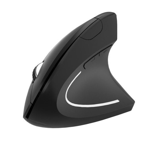 Ergonomic Vertical Wireless Mouse, Multi-Mode 2.4G/BT 5.2/Wired, 4800 DPI, Silent Click, Rechargeable - Model G7039-B