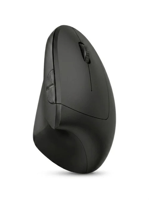 Ergonomic Vertical Wireless Mouse, Bluetooth 5.3 & 2.4G, 1600 DPI, Silent Click, Skin-Like Material - Model 7043