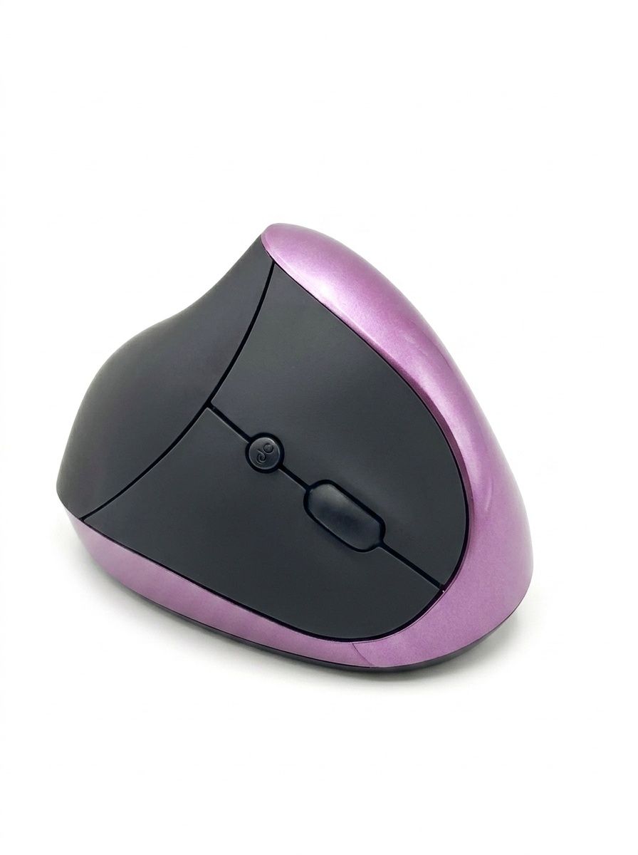 Ergonomic Vertical Wireless Mouse, 2.4G Wireless, 1600 DPI, Silent Click, Natural Hand Position - Model SM-7043
