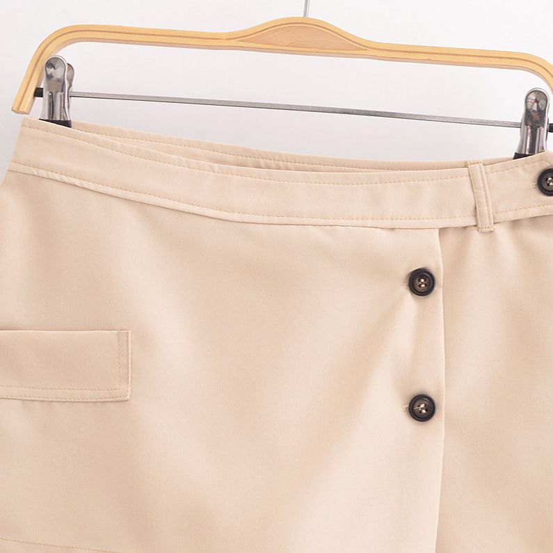 Ensemble jupe-pantalon femme - Style classique avec détails de boutons KUN-00002