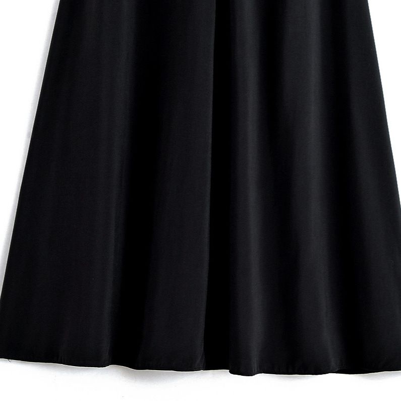 Vestido midi elegante con cuello halter y lazo para mujer KUN-00003