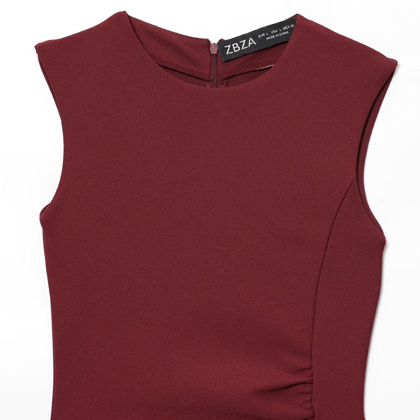 Women's Sleeveless Pleated Dress - Versatile European Style KUN-00002