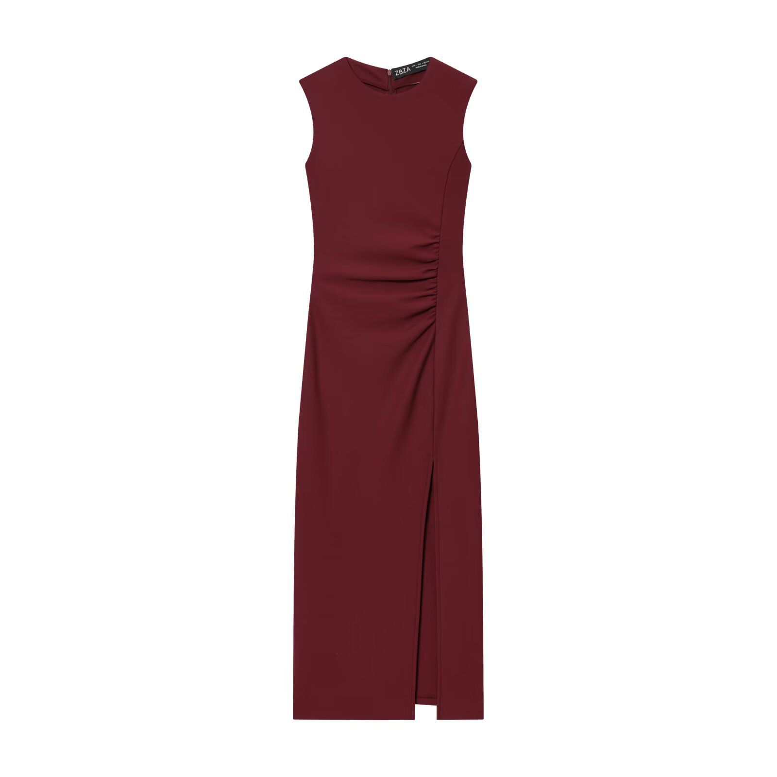 Women's Sleeveless Pleated Dress - Versatile European Style KUN-00002