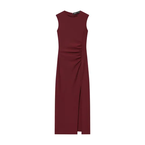 Women's Sleeveless Pleated Dress - Versatile European Style KUN-00002