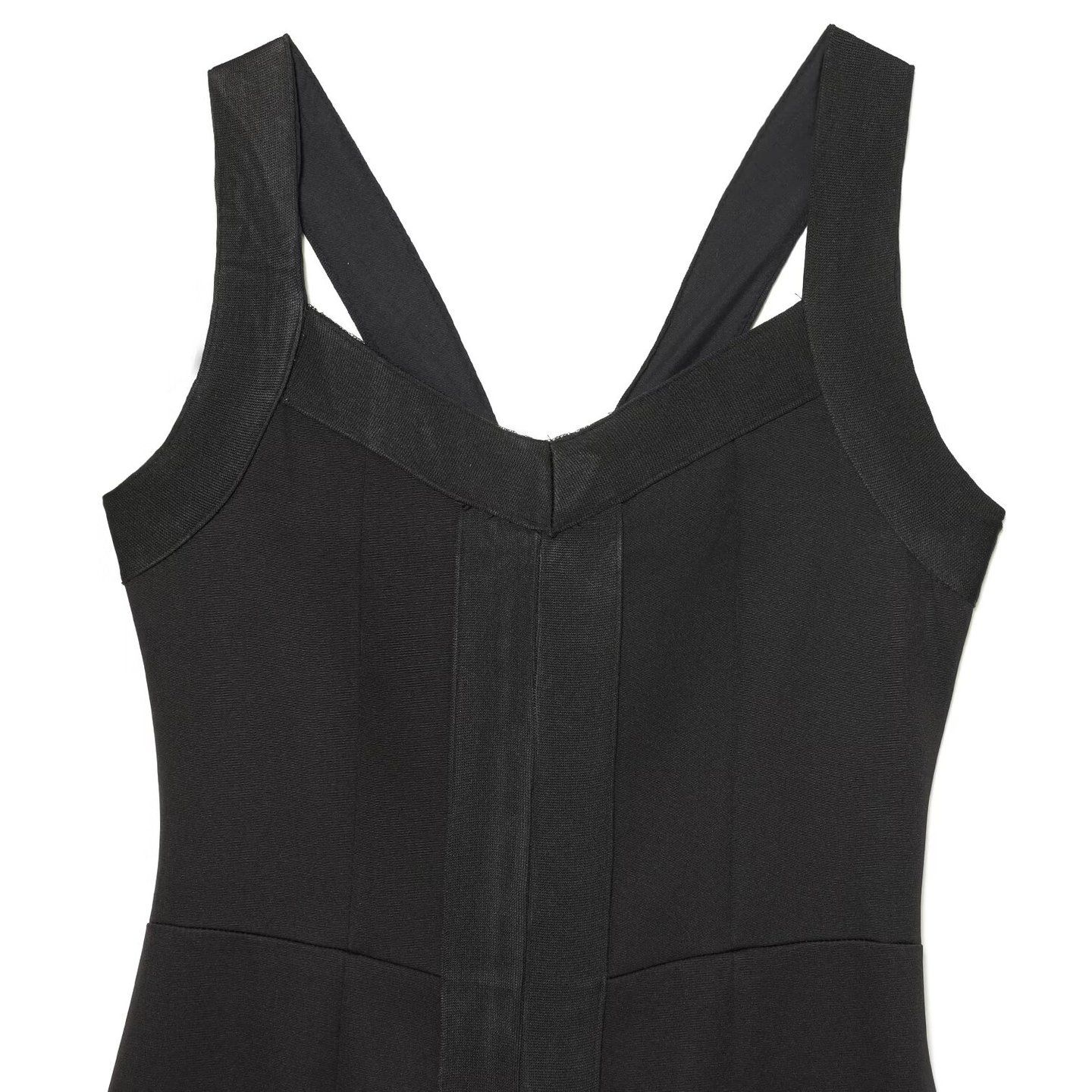 Bodycon Mini Dress V-Neck Wide Strap KUN-00186