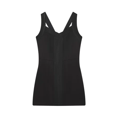 Bodycon Mini Dress V-Neck Wide Strap KUN-00186