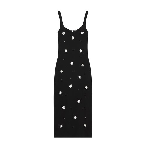 Floral Midi Dress - Elegant & Stretchy KUN-00117