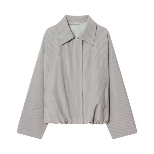 Inspirierte Damen-Fliegerjacke, weite Anzughose KUN-00008