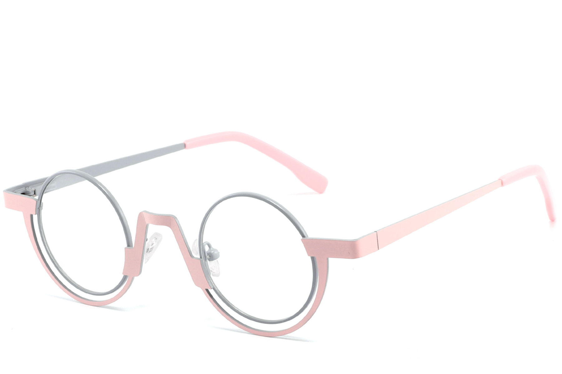 Geometric Black Metal Glasses #BS2425-1335