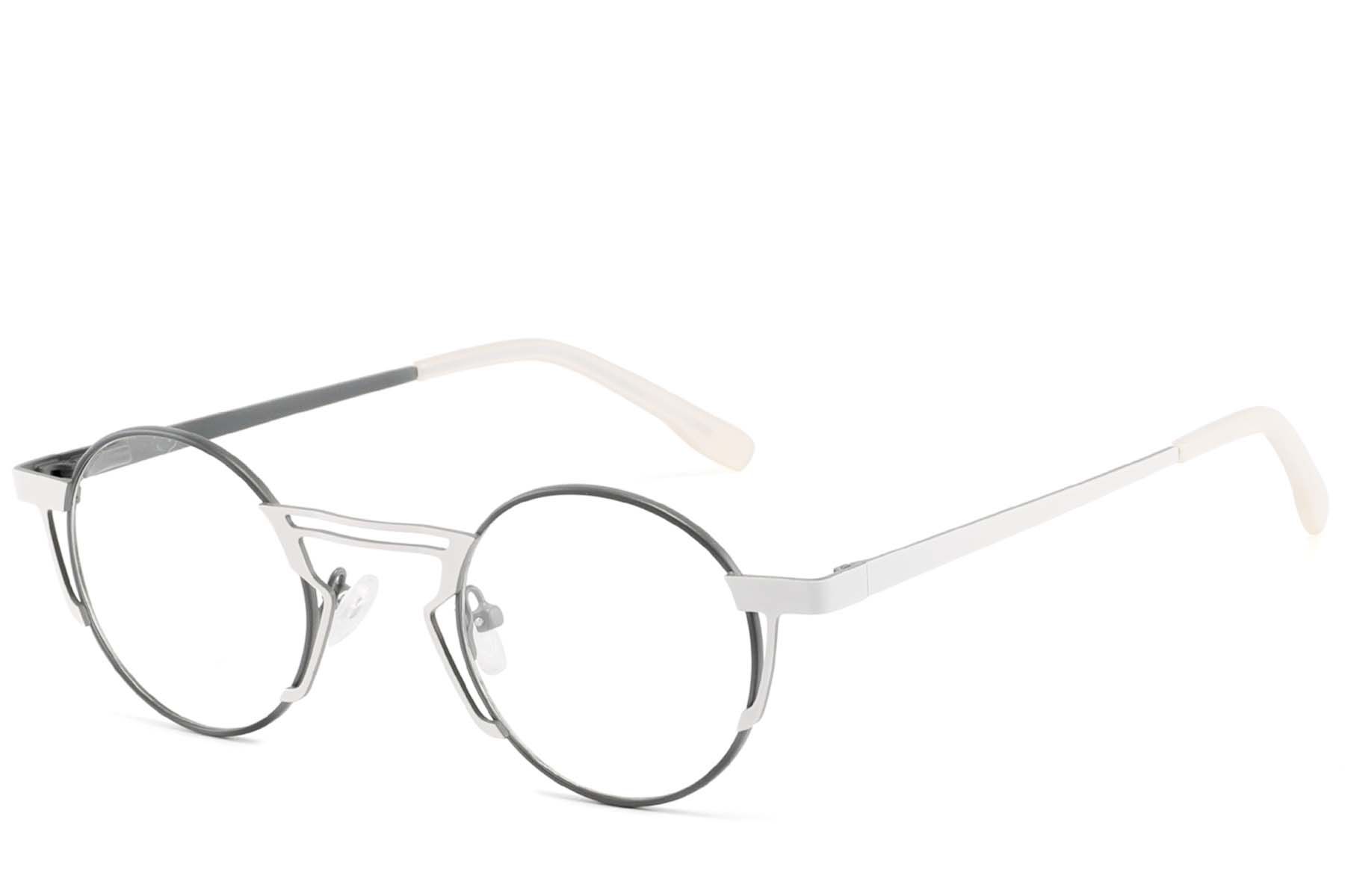 Geometric Black Metal Glasses #BS2425-1340