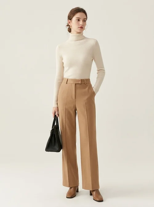 Women's Ribbed Knit Long Sleeve Sweater