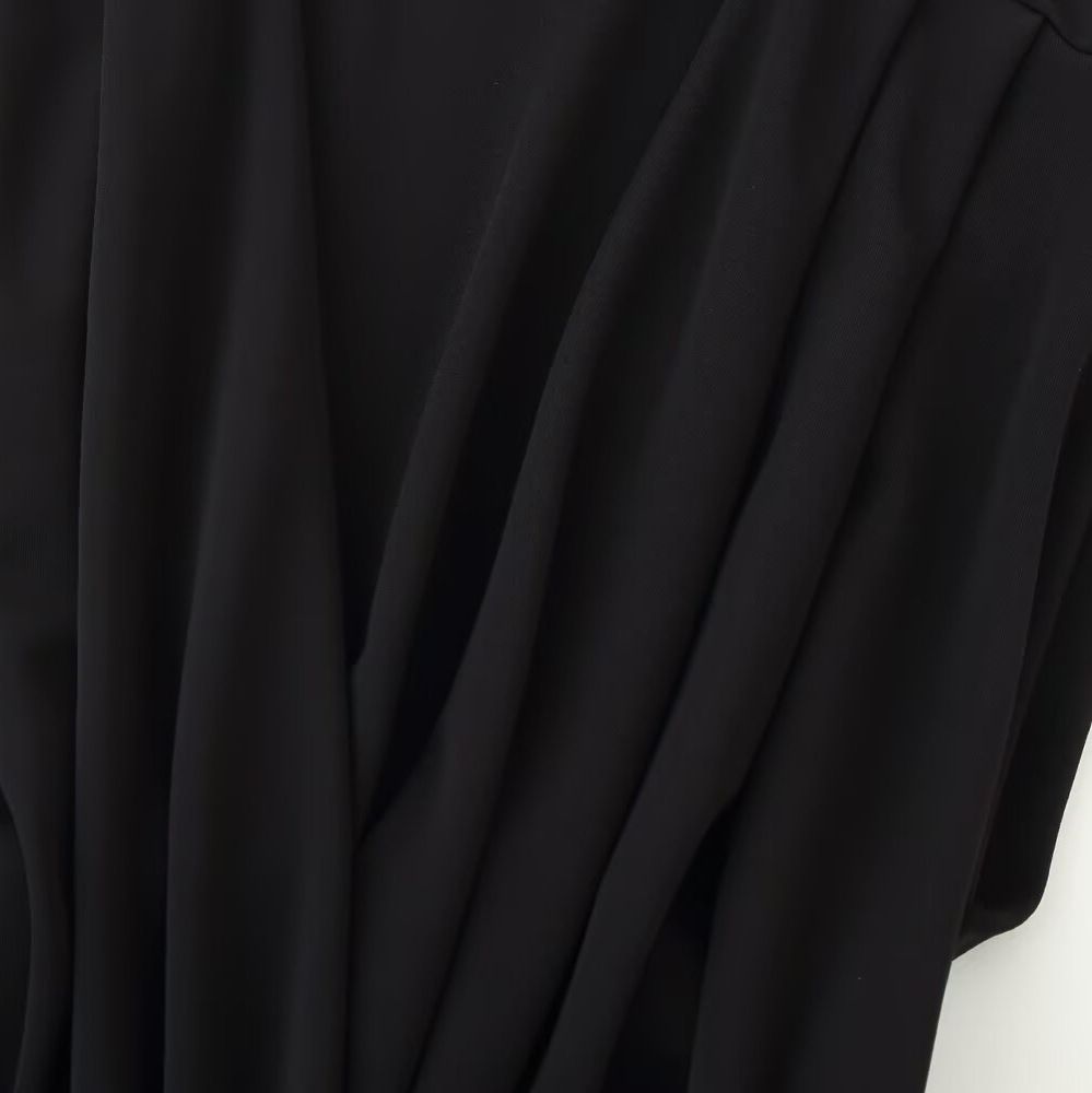 Robe midi avec ceinture - Robe femme style européen KUN-00208