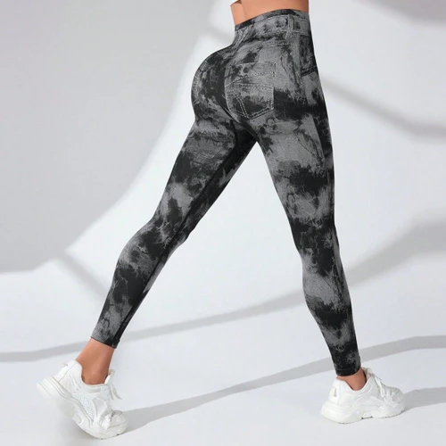 High-Waisted Slimming Quickdry Sexy Hip-Lifting Fitness Leggings for Women