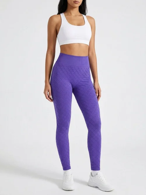 Leggings da allenamento sexy a vita alta, ad asciugatura rapida e dal taglio a S, snellenti e aderenti per donna.