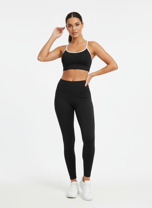 Pantaloni da yoga a vita alta, snellenti, ad asciugatura rapida e traspiranti, con effetto lifting a S per donna.