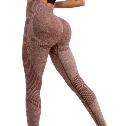 Hochgeschnittene, figurformende, schnelltrocknende Yogahose mit S-förmigem Hüftlifting-Effekt für Damen