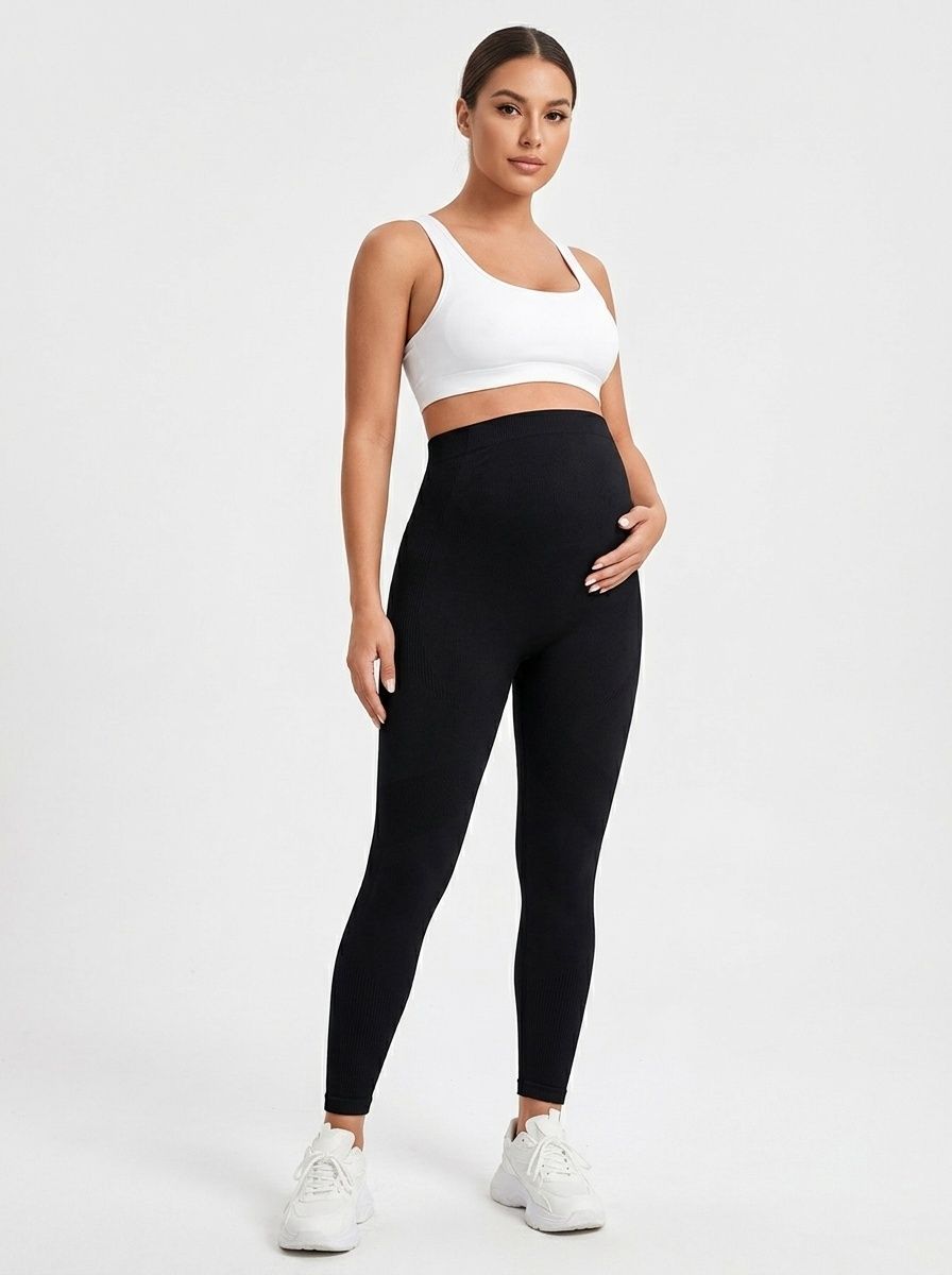 High-Waisted Slimming Quick-Dry Winter Maternity Yoga Leggings for Women