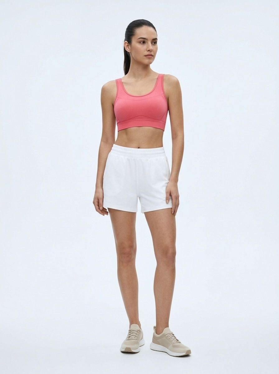 Shock-Absorbing Wire-Free Yoga Bra with Slimming Breathable Support for Women