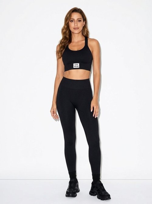Sujetador deportivo push-up sin espalda con función de secado rápido para mujer