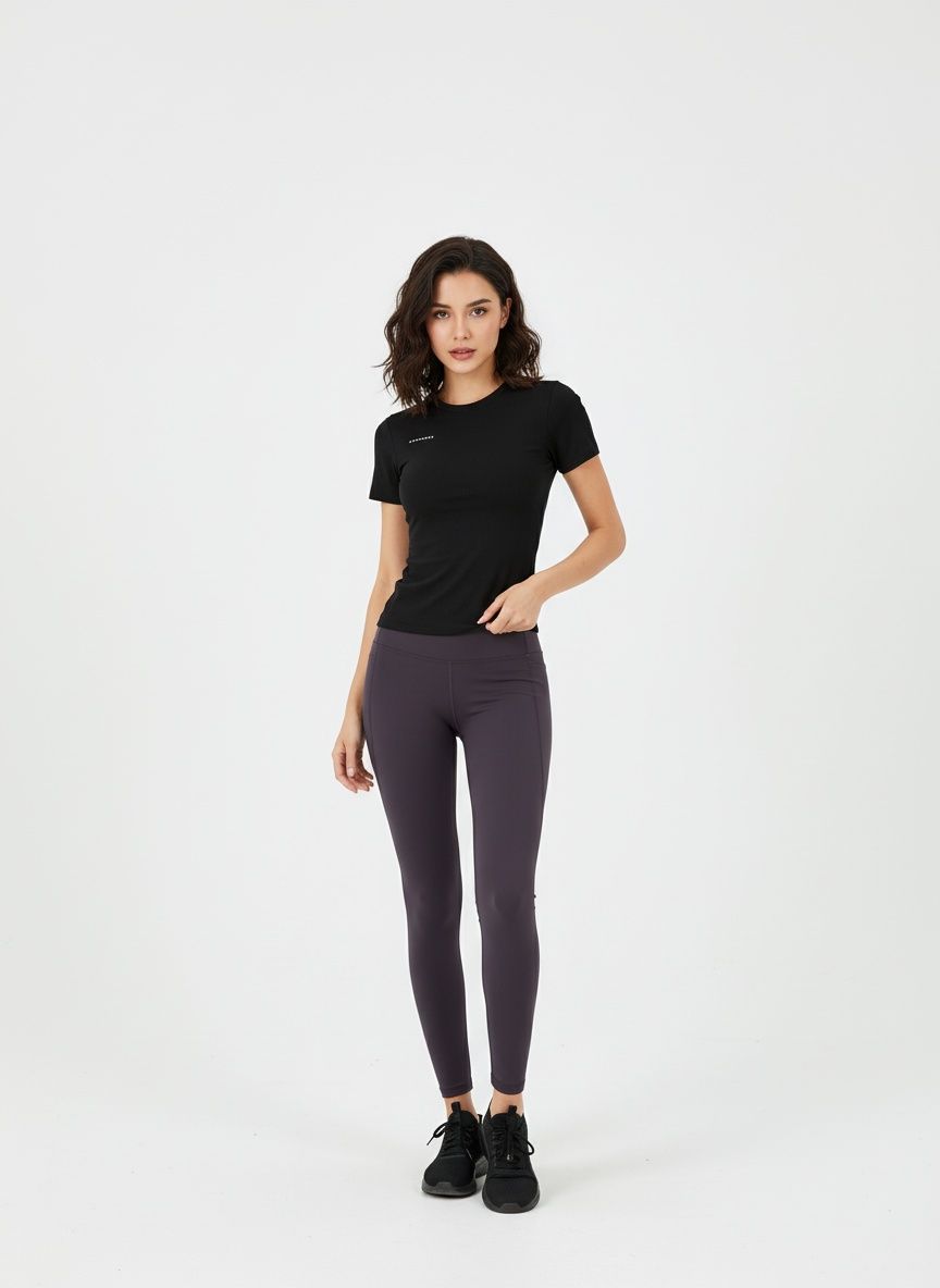 Slimming Quick-Dry Fitness T-Shirt with Sexy S-Shape Fit for Women