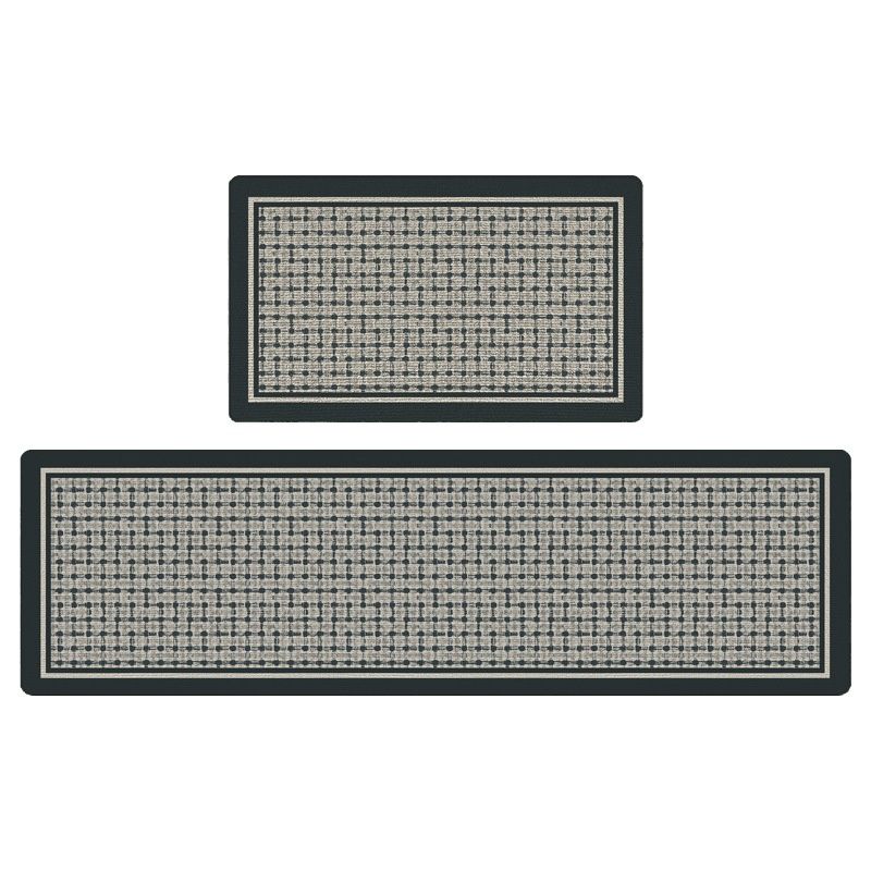 Ensemble de tapis de cuisine et de salle de bain absorbants et antidérapants - Tapis lavable