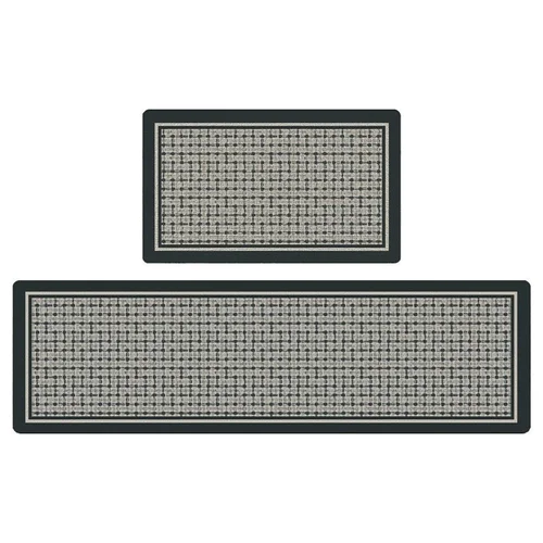 Ensemble de tapis de cuisine et de salle de bain absorbants et antidérapants - Tapis lavable