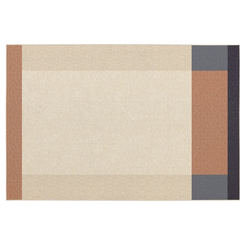 Washable Modern Area Rug - Non-Slip, Pet-Friendly & Easy Clean