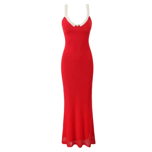 Falda de cola de pez - Elegante falda midi de estilo francés KUN-00006