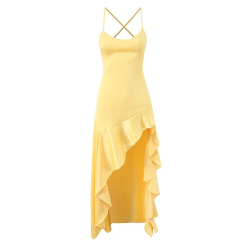Abito da donna con spacco irregolare - Sexy e versatile KUN-00185