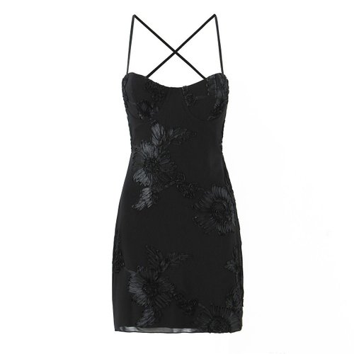 Floral Corset Dress Elegant Women's Party Dress KUN-00156
