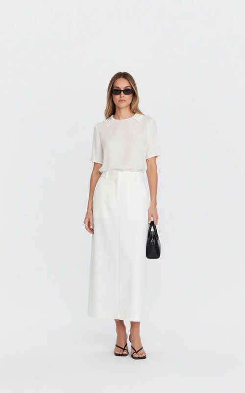 Polyester-spandex blend Mini Skirts Work Style Bottoms SFE-00001