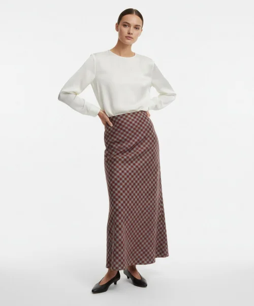 cotton polyester Mini Skirts Work Style Bottoms SFE-00003