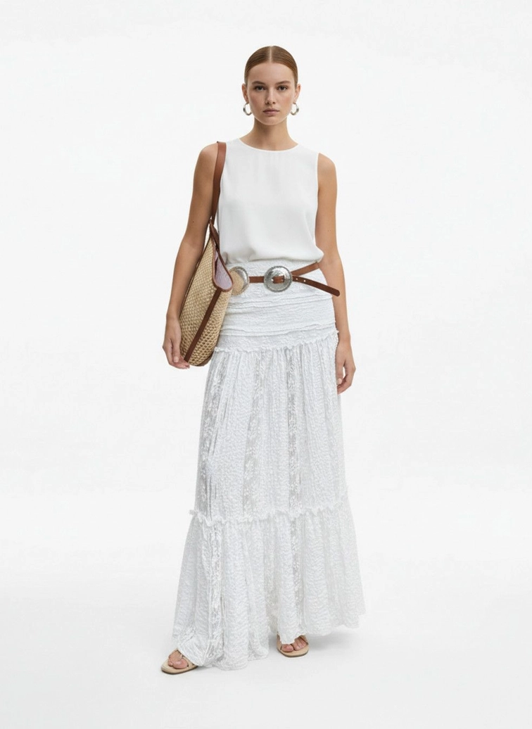 lace Skirts Work Style Bottoms SFE-00012