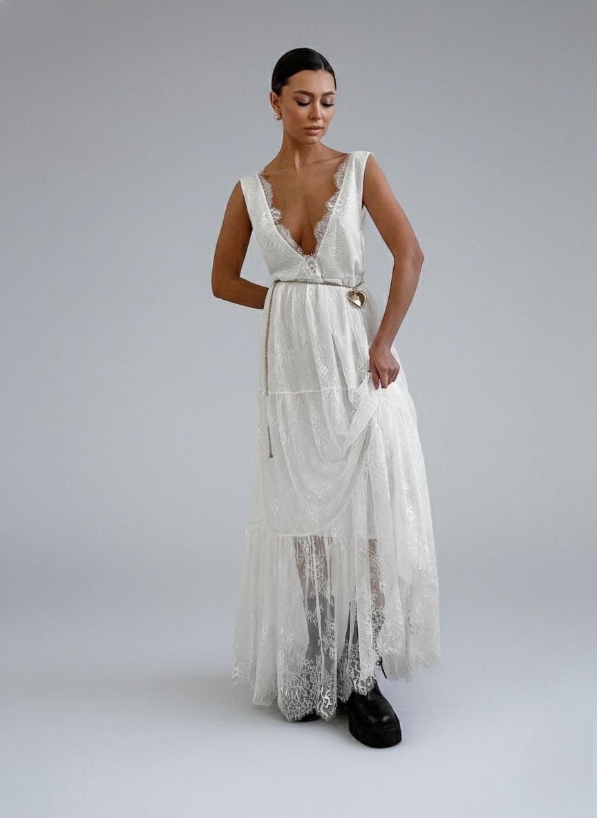 Vestidos largos estilo trabajo SFE-00018