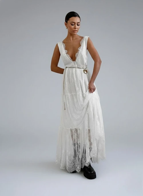 Vestidos largos estilo trabajo SFE-00018