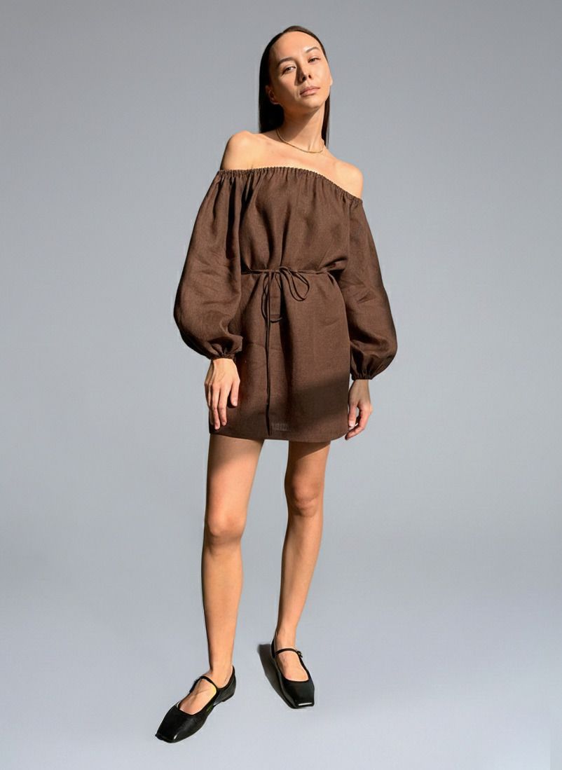 pure cotton Midi Dresses cotton Work Style Dresses SFE-00016