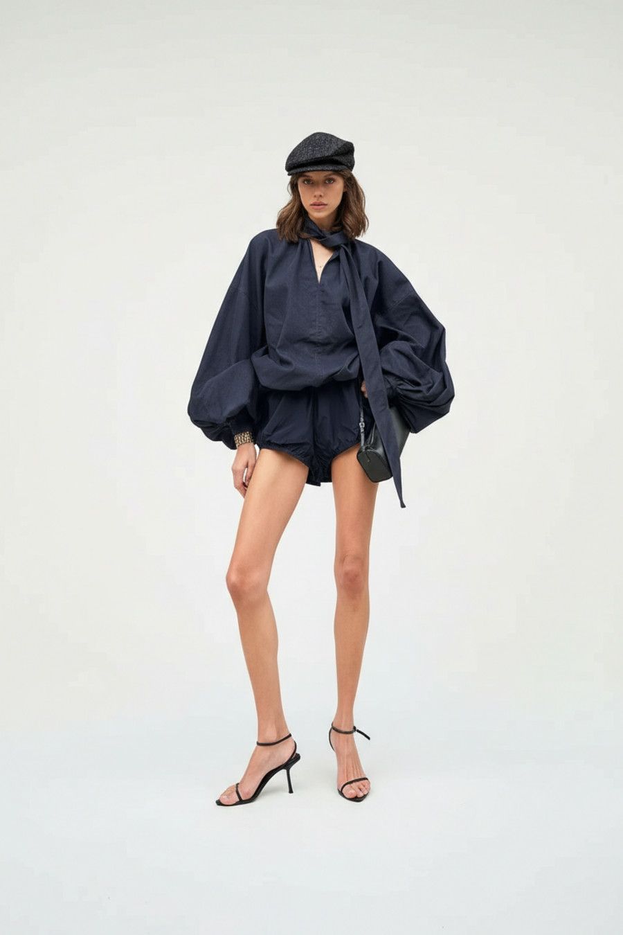 Denim cotton Short Sets cotton Work Style Matching Sets SFE-00002