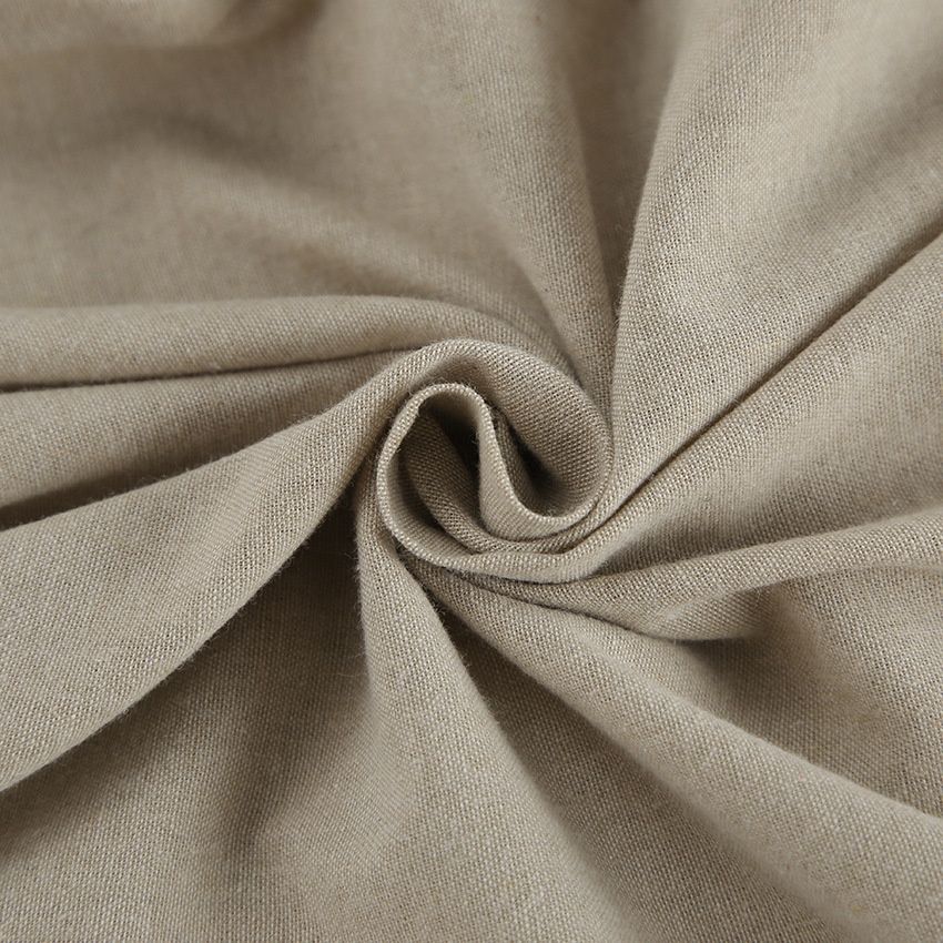 Conjunto de top halter y pantalón de pierna ancha de mezcla de lino