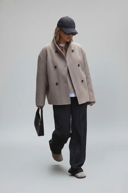 Blazer aus Wollstoff, Arbeitskleidung im Jackenstil, SFE-00008
