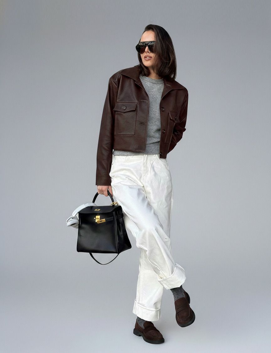 leather Jackets Work Style Outerwear SFE-00012