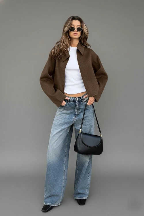 woolen fabric Jackets Work Style Outerwear SFE-00027