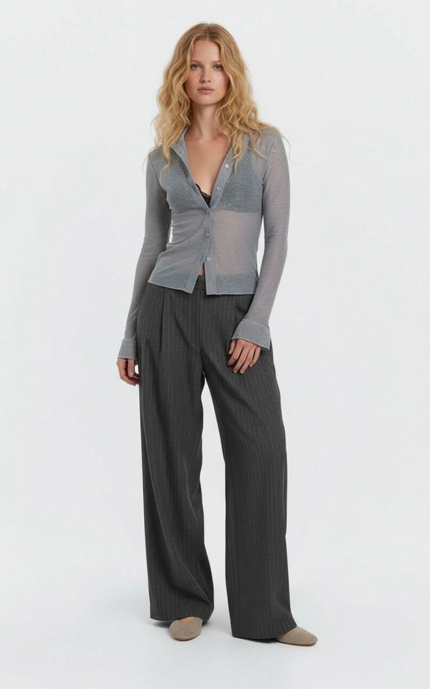 Nylon Blouses & Shirts Nylon Party Style Tops SFE-00003