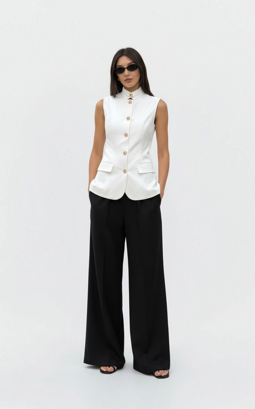 Polyester-spandex blend Blouses & Shirts Polyester Work Style Tops SFE-00039