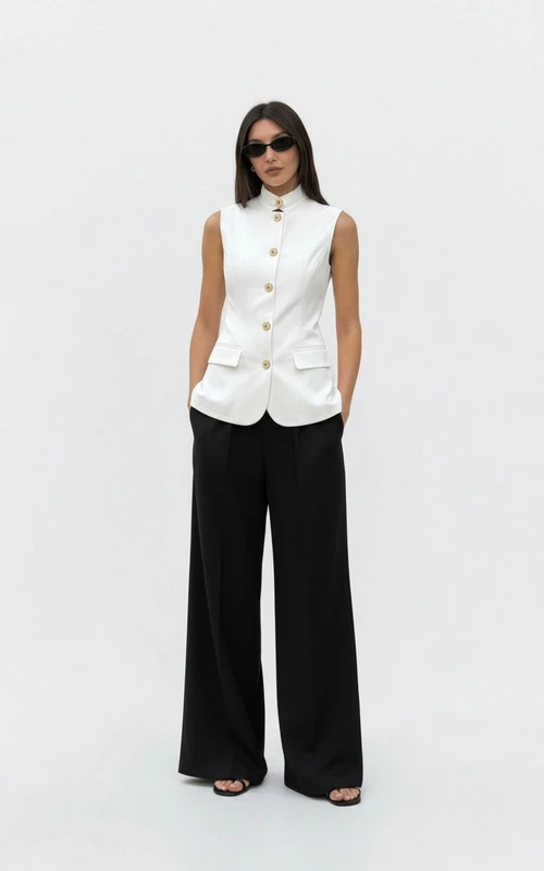 Polyester-spandex blend Blouses & Shirts Polyester Work Style Tops SFE-00039