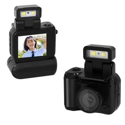 Compact HD Digital Camera 1080P Video with Built-in Flash, Advanced CMOS Sensor, 1-Week Battery Life